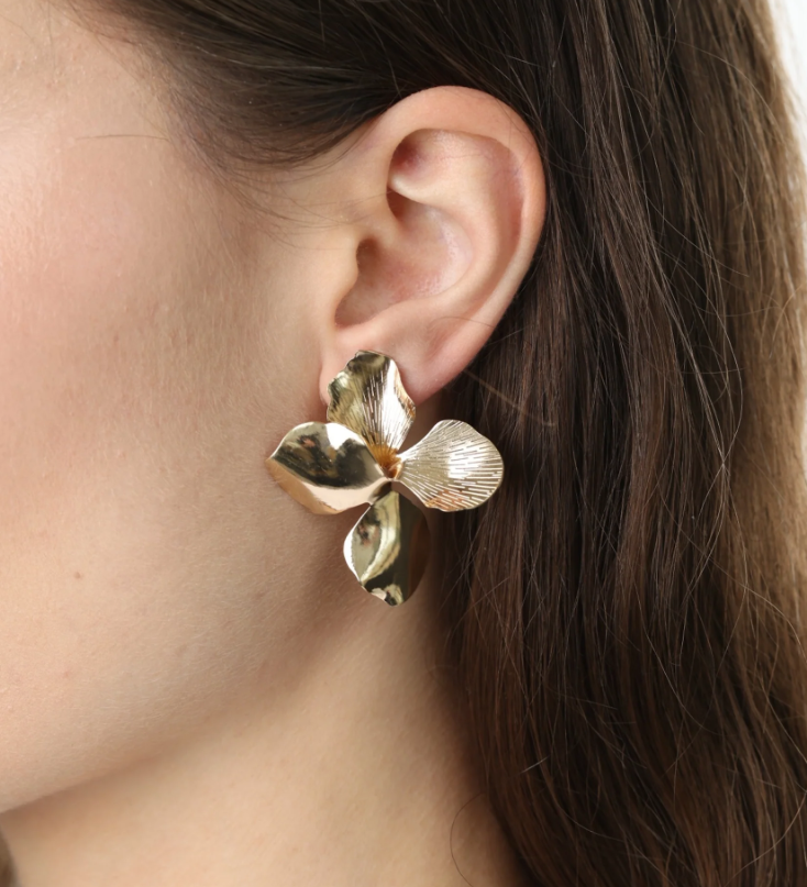 Laila - Flower Earrings Stainless Steel