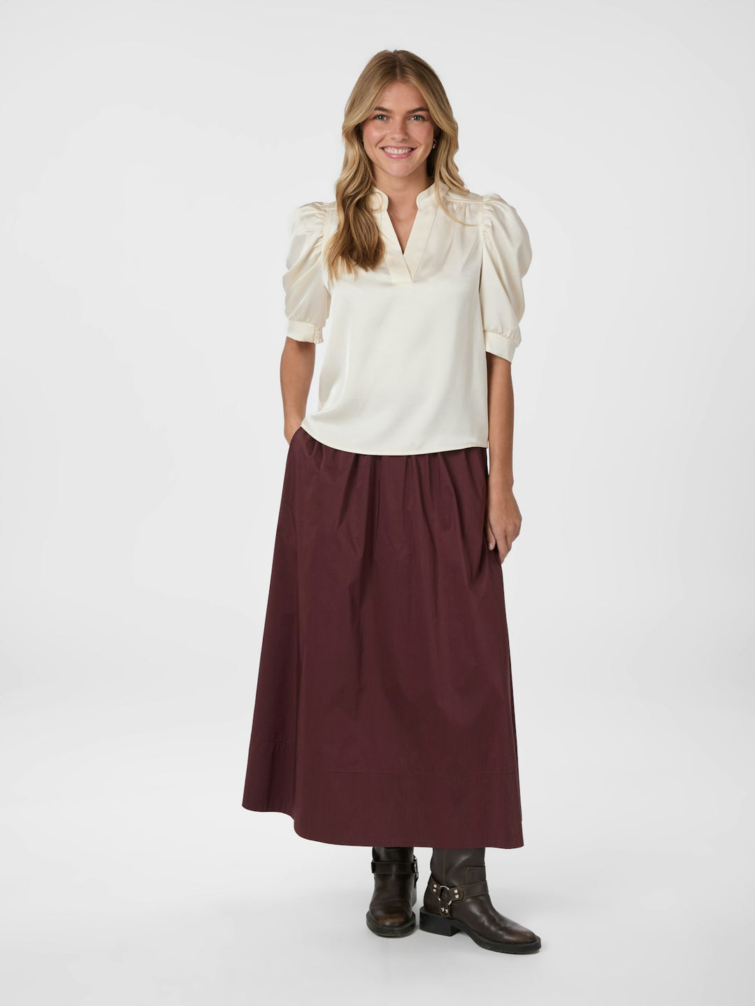 Roella Heavy Sateen Blouse