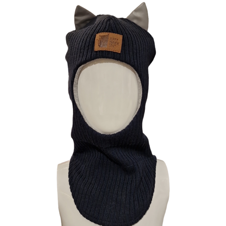 KATTNAKKEN BALACLAVA ULL RIB