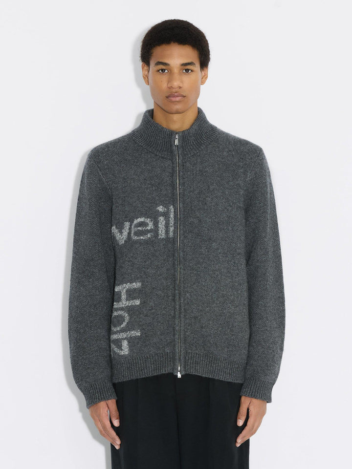 Haza Logo Zip Cardigan