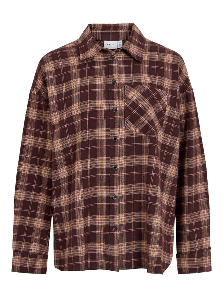 Vielisa Flannel Check L/s Shirt
