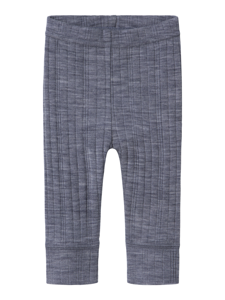 Nbmwang Wool Needle Longjohn Solid Noos