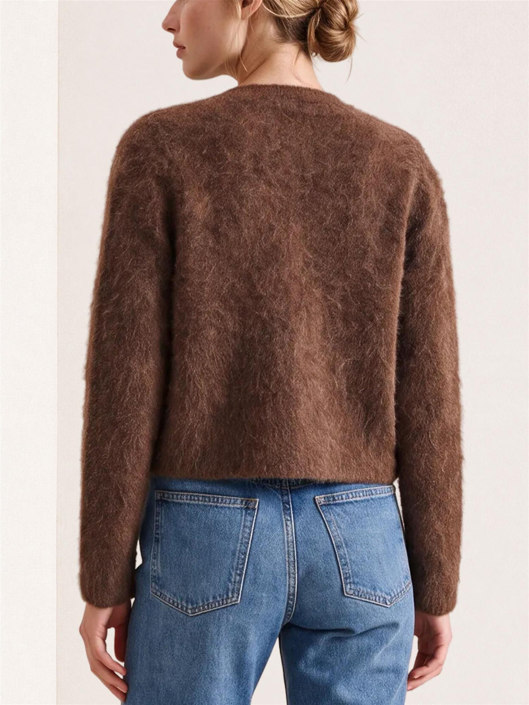Hairy Knit Jacket