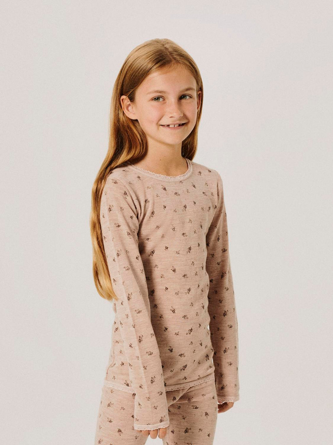 NKFWANG WOOL NEEDLE LS TOP