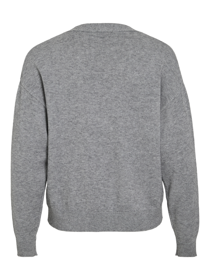 Viril V-Neck Knit Cardigan - Noos