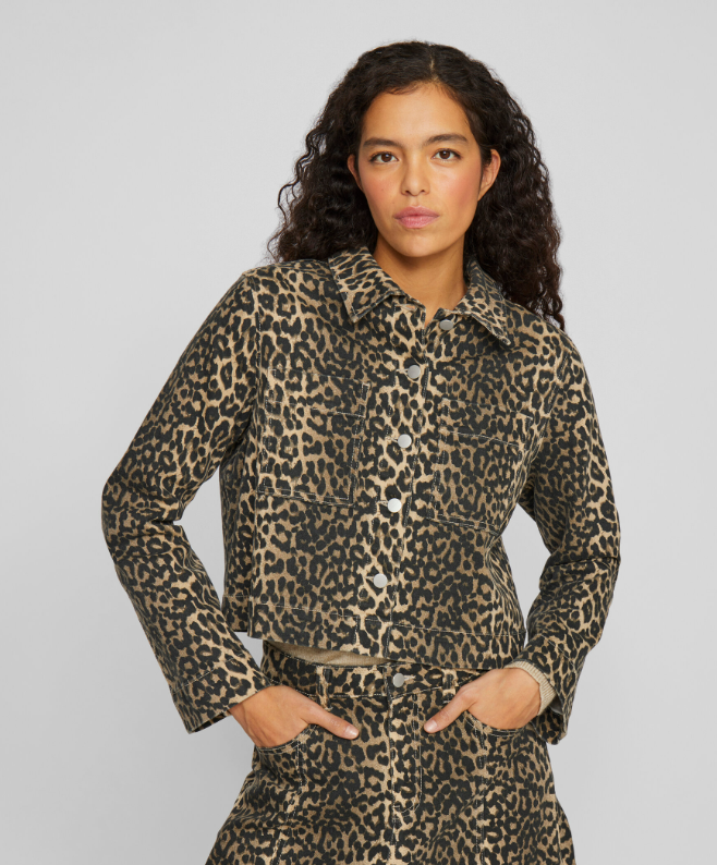 ViChia L/s Leopard Jacket