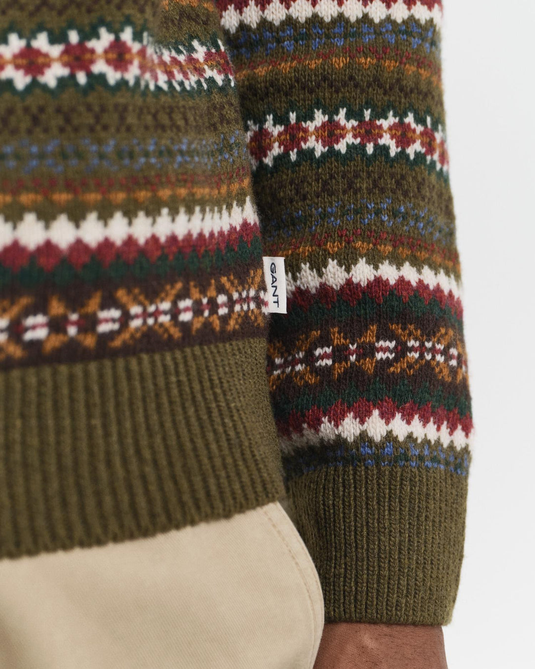 Fair Isle C-Neck