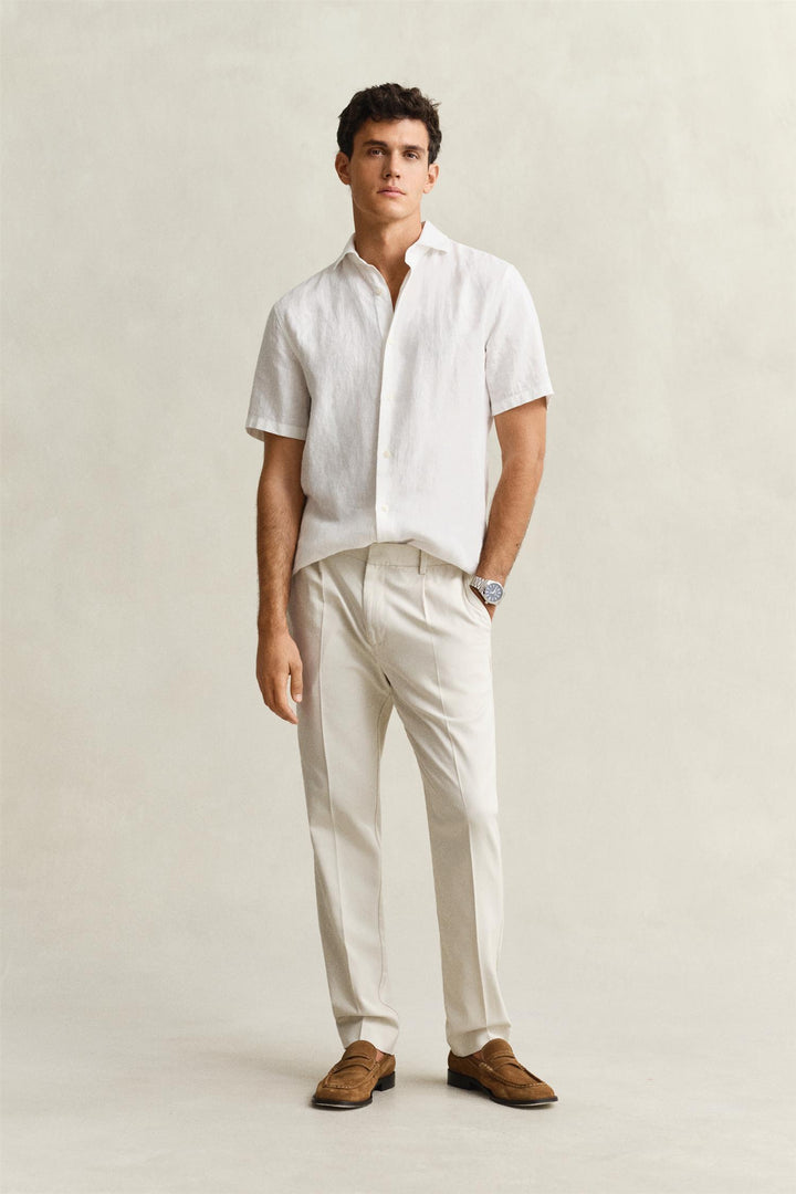 Slim Smart Cot/lyocell Pants