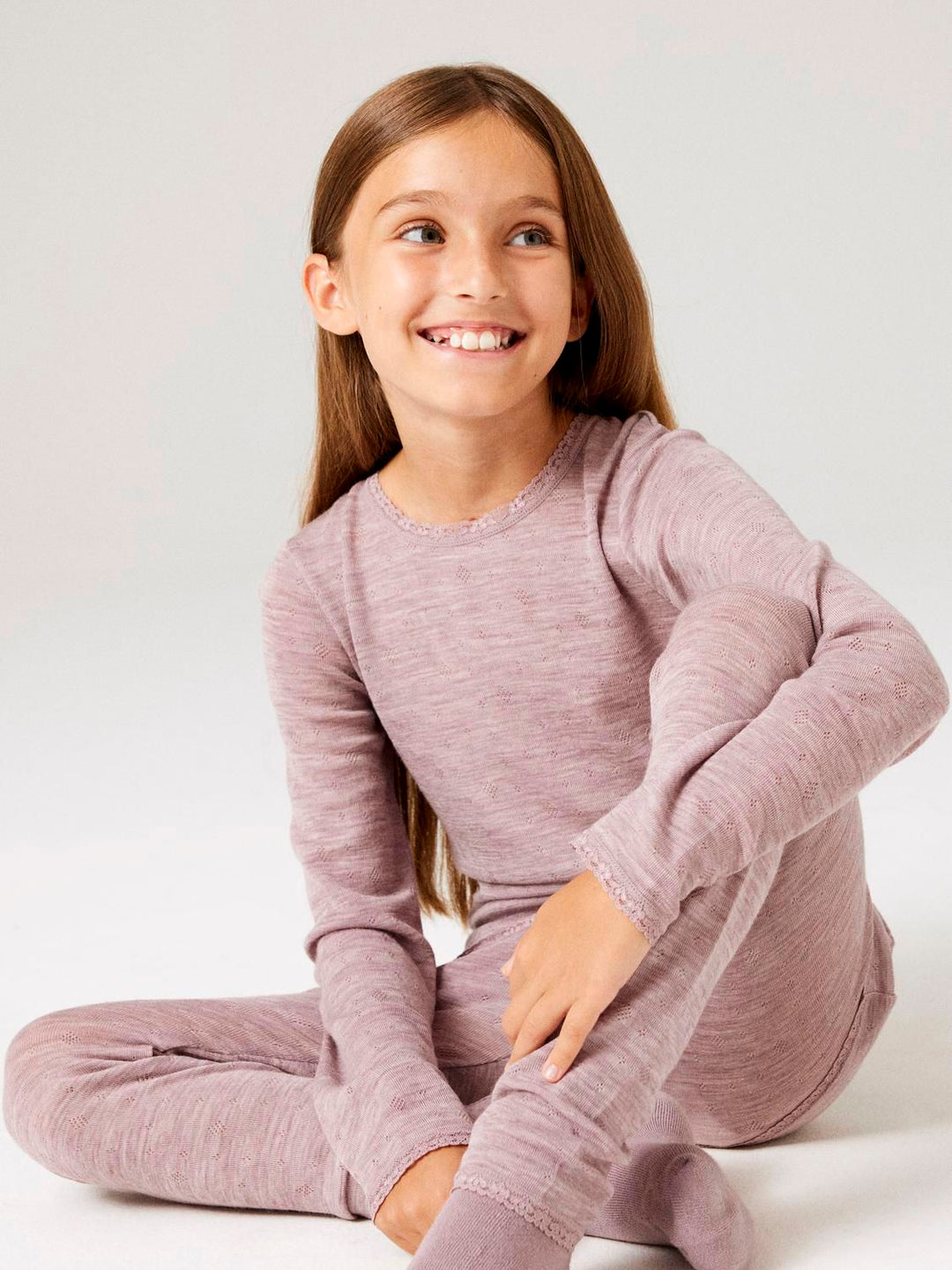 NKFWANG WOOL NEEDLE LS TOP SOLID