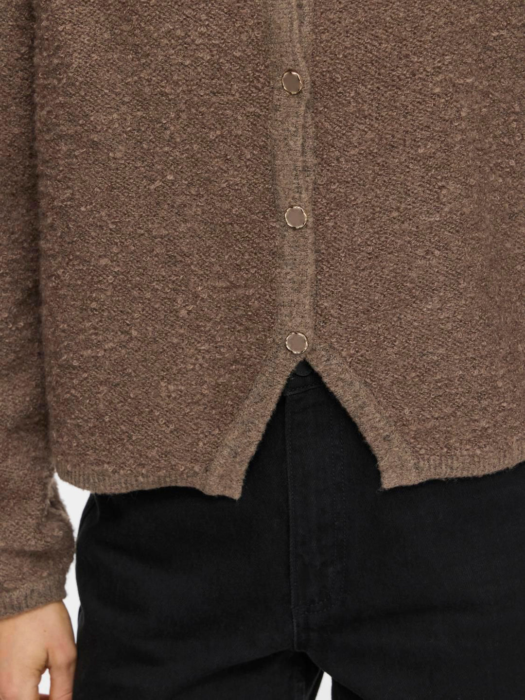 Vipigga O-Neck L/s Knit Jacket Noos