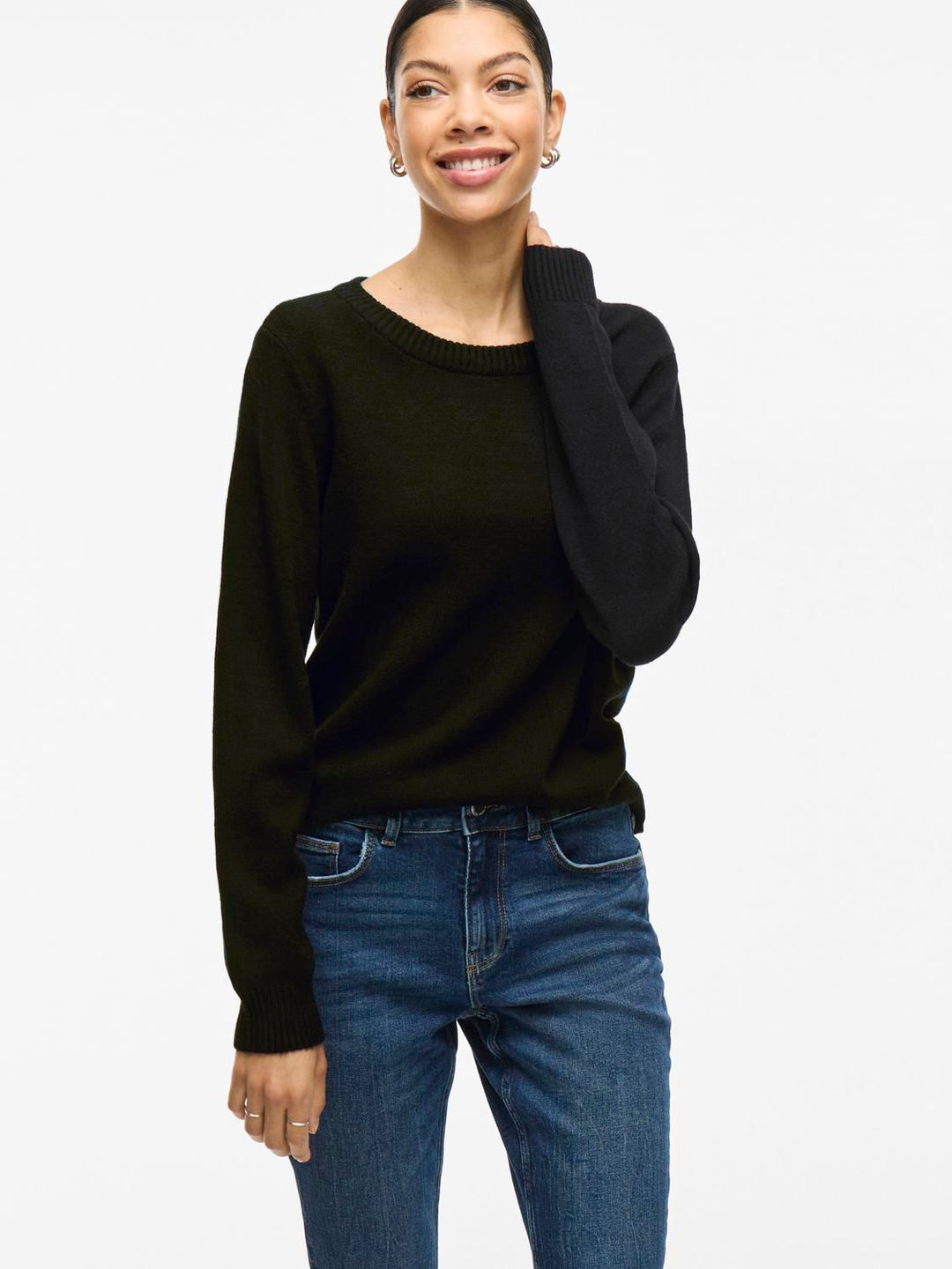 Viril O-Neck L/s  Knit Top - Noos