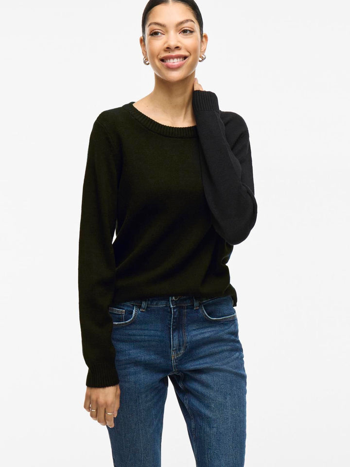 Viril O-Neck L/s  Knit Top - Noos