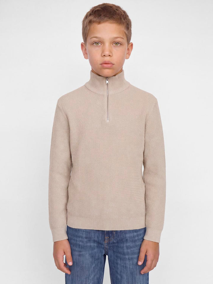 JPRBLUSTANLEY KNIT HALF ZIP