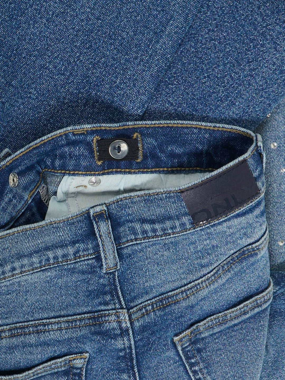 KOGJUICY WIDE JEANS MED DIAMANTER