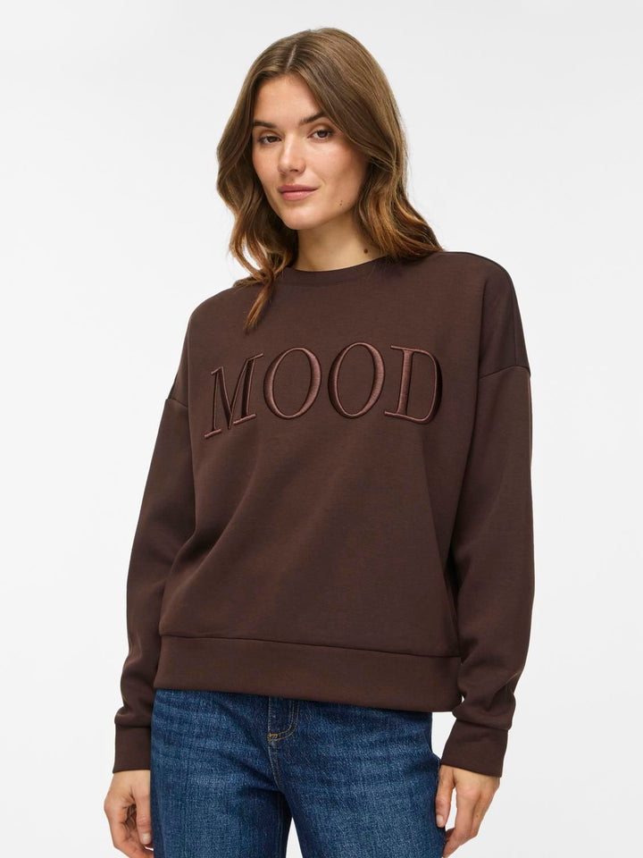Vireflect Mood Emb L/s Sweat Top/r/3