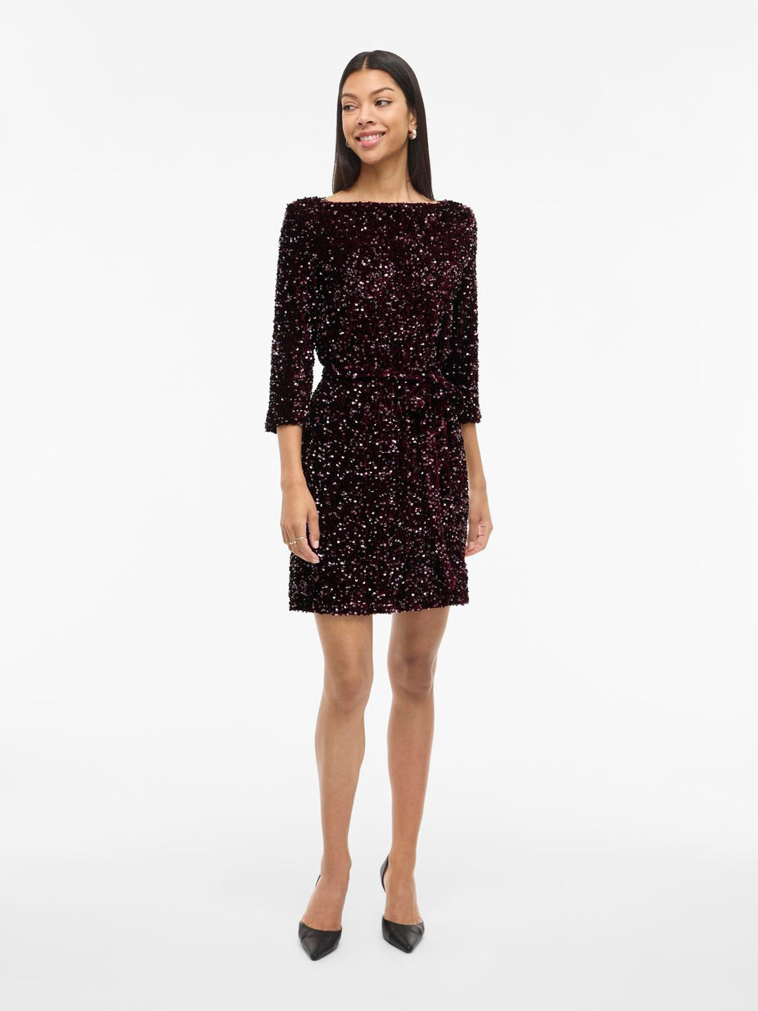 Vifaith Boatneck 3/4 Dress/r