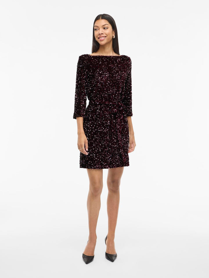 Vifaith Boatneck 3/4 Dress/r