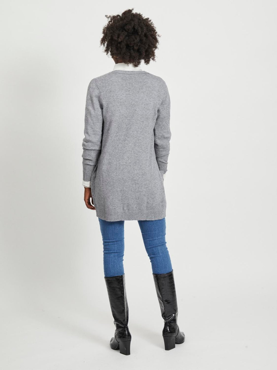 Viril L/S Open cardigan