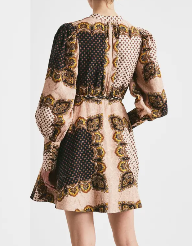 Jacquard Mini Dress