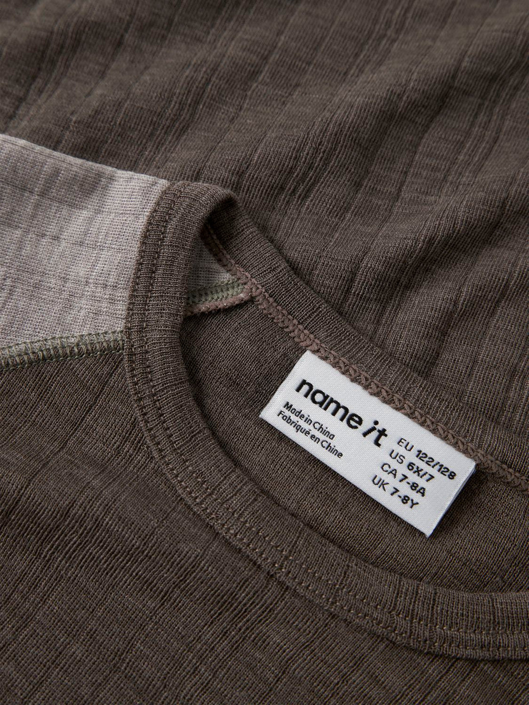 NKMWANG WOOL NEEDLE LS TOP SOLID