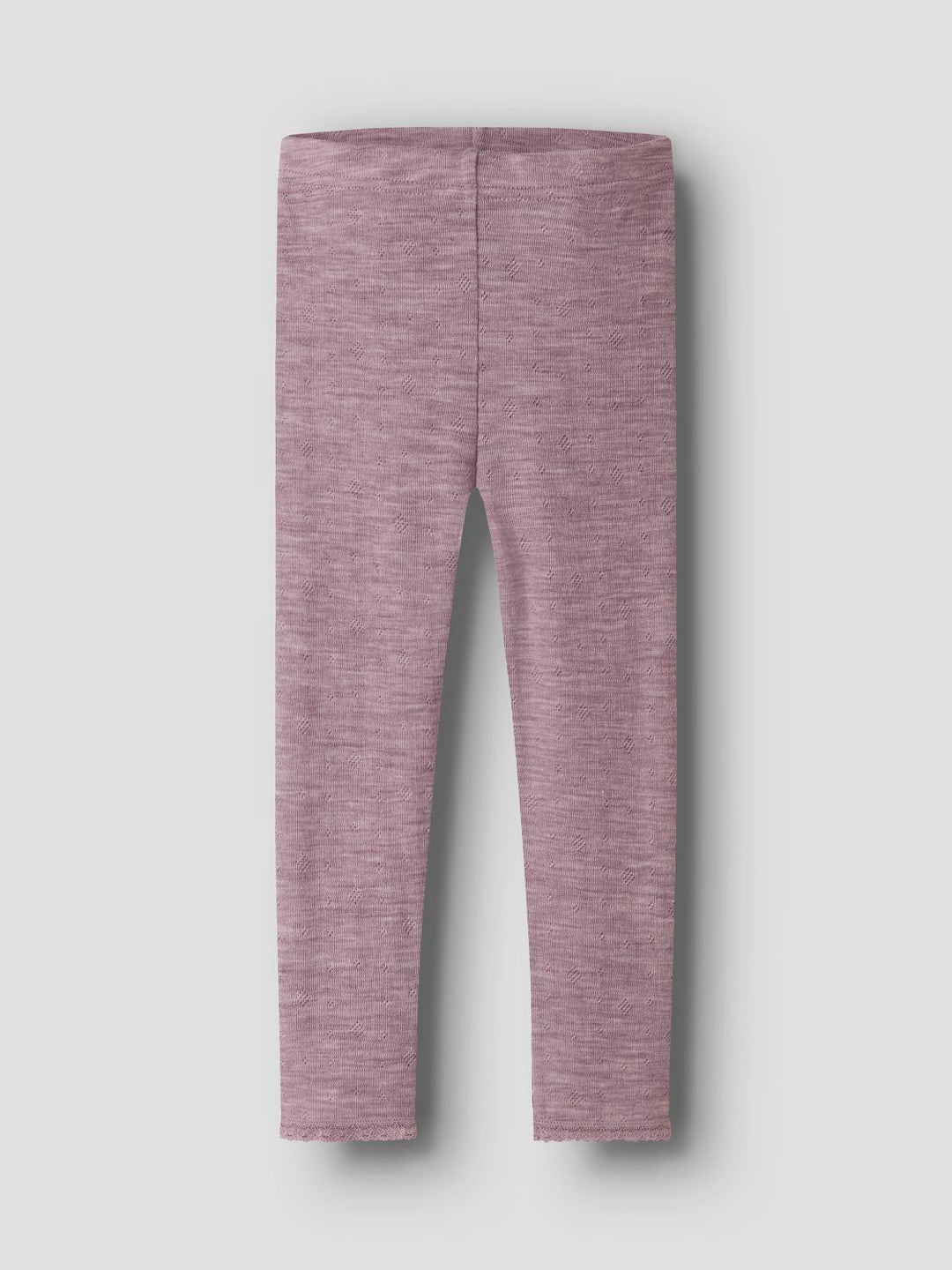 NMFWANG WOOL NEDDLE LEGGING SOLID NOOS