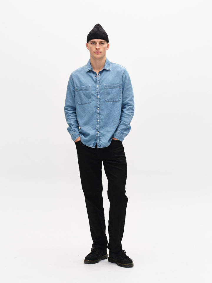 Sven Reg Denim Ls