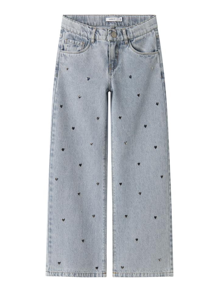 NKFROSE WIDE HEART STUDS JEANS