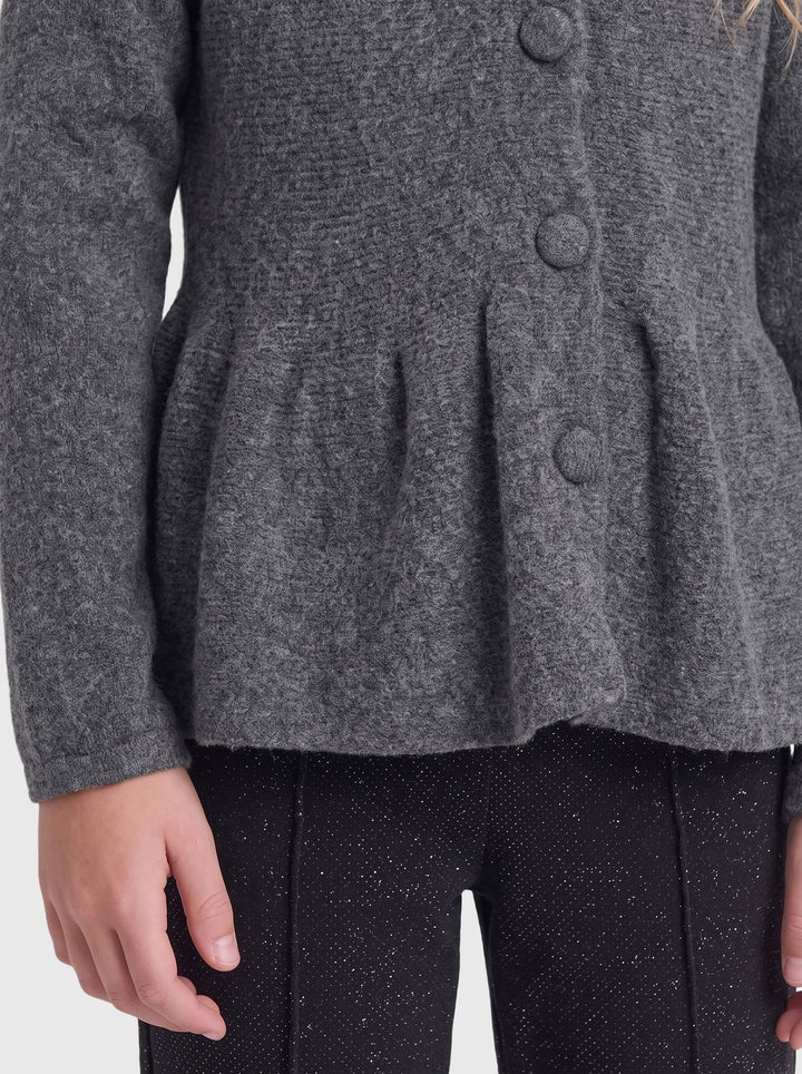KOGPIRUET PEPLUM CRDIGAN