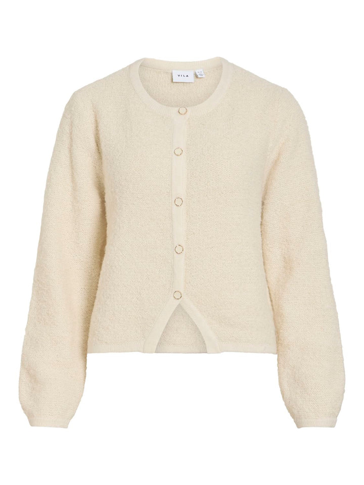 Vipigga O-Neck L/s Knit Jacket Noos