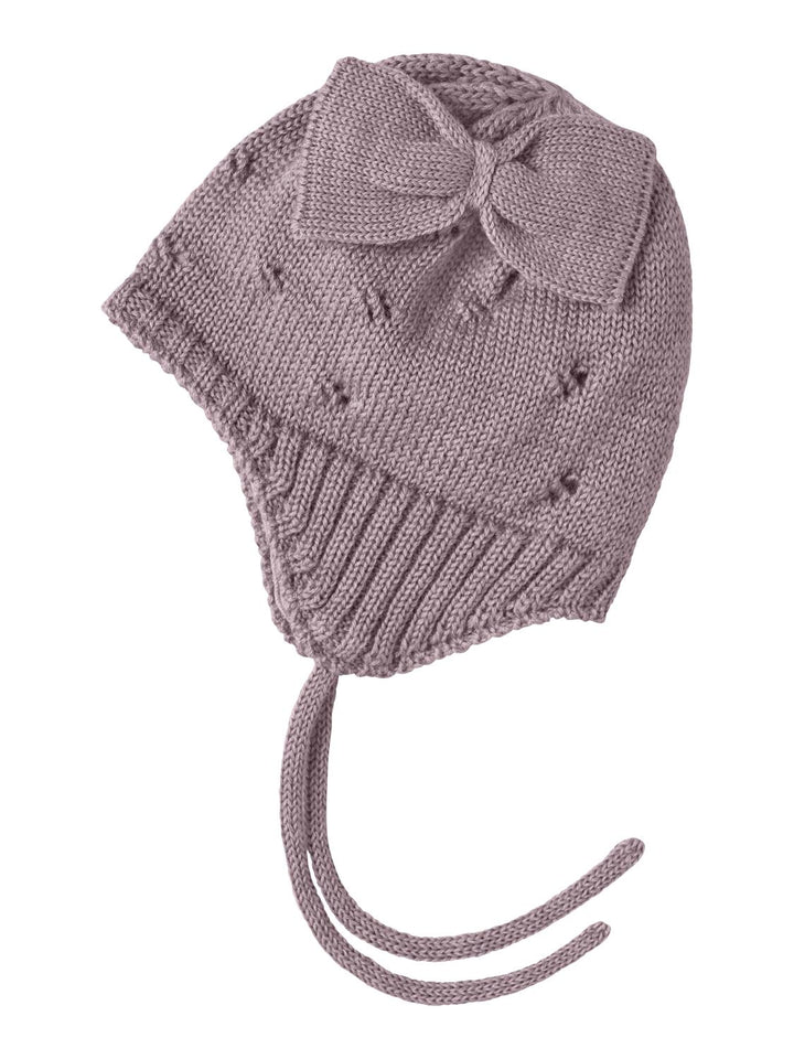 NBFWRILLA BOW WOOL KNIT HAT