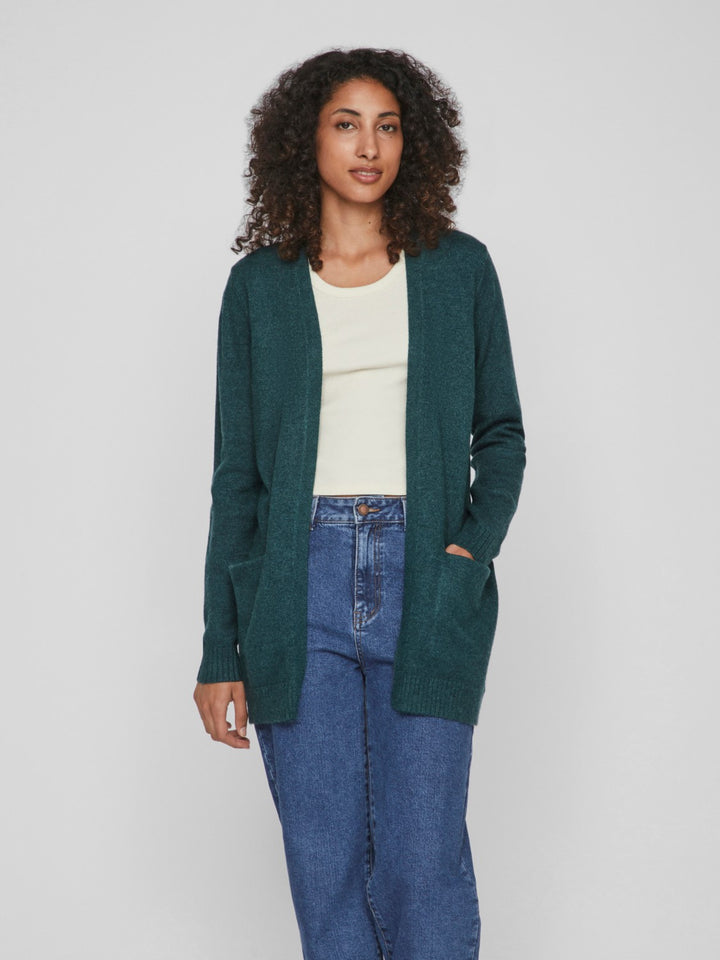 Virill L/S open knit cardigan