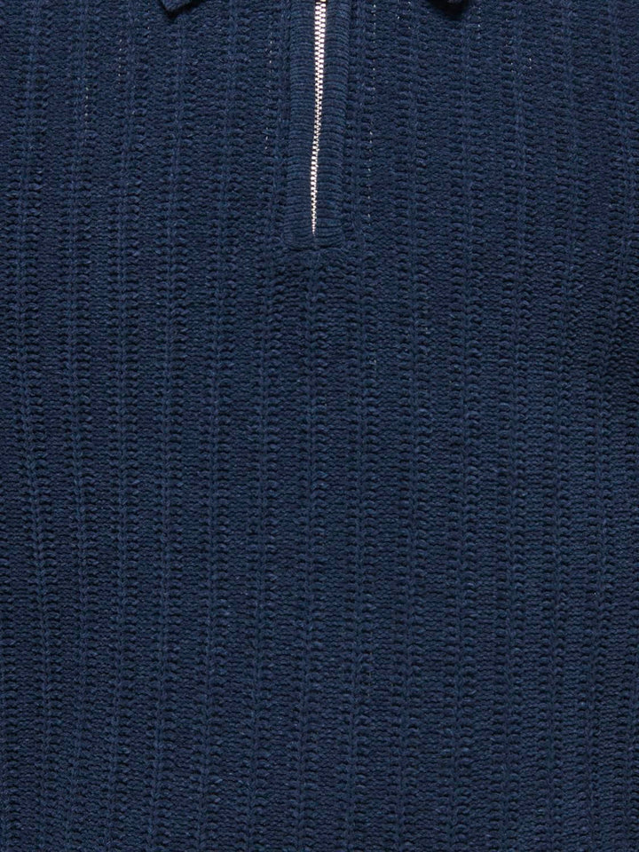 OSJEMIL ZIP POLO KNIT