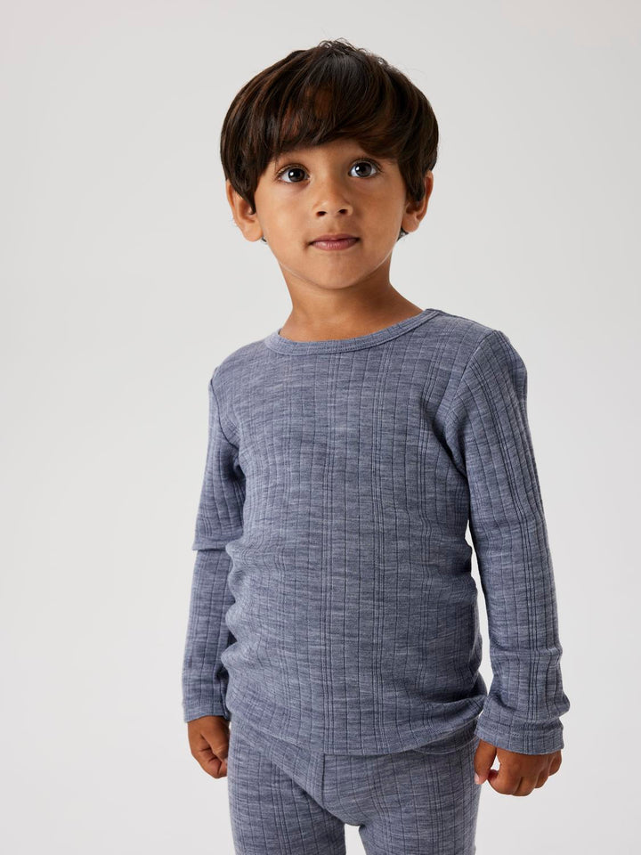 NMMWANG WOOL NEEDLE LS TOP.