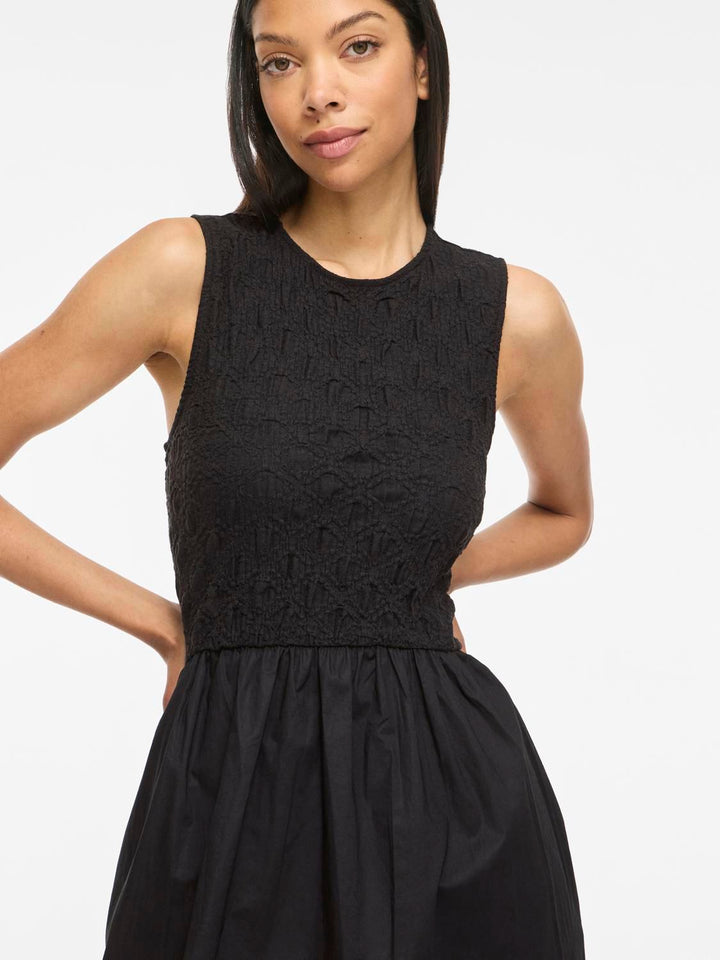 Vicarla O-Neck S/l Midi Dress