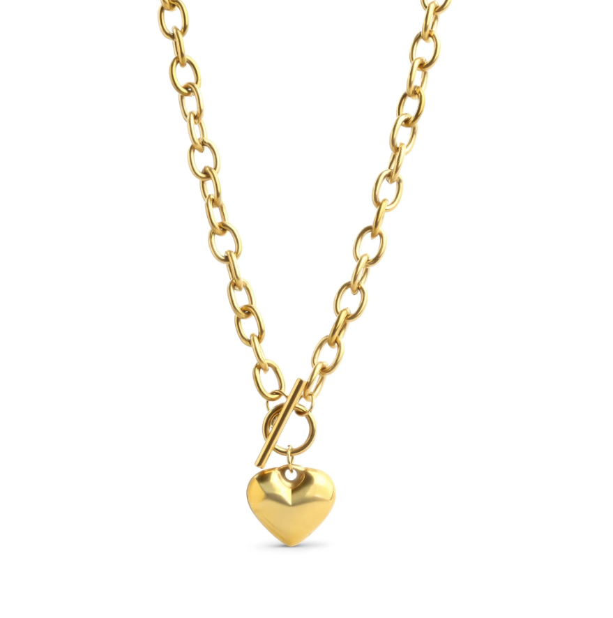 Myra - Heart Necklace Stainless Steel