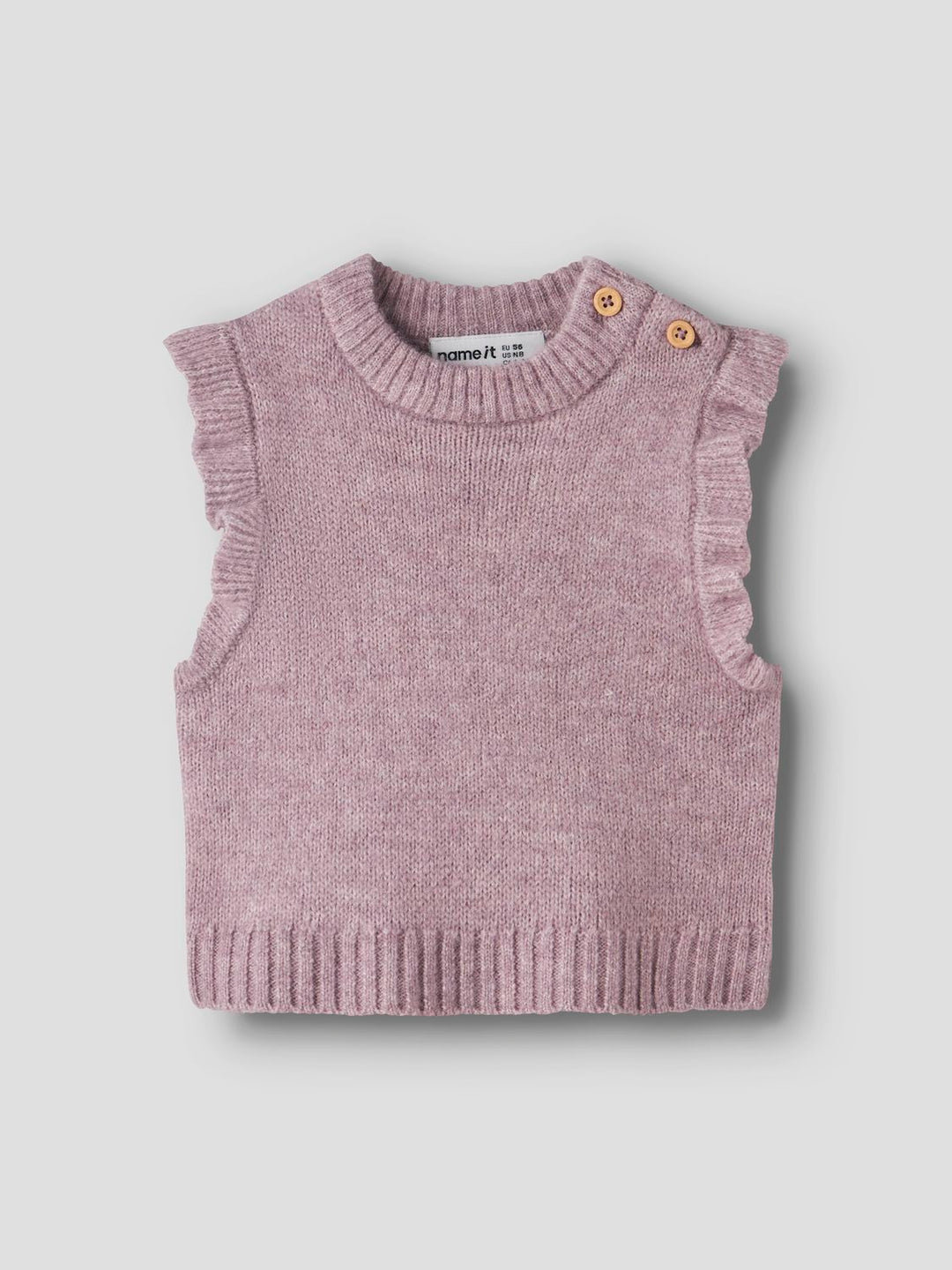 NBFROSELY STRIKKET VEST