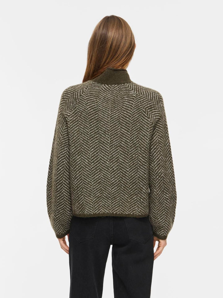 Vilory High Neck L/s Knit Top - Noos