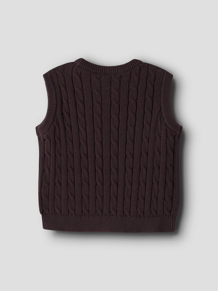 NMMRAFFAT STRIKKET VEST
