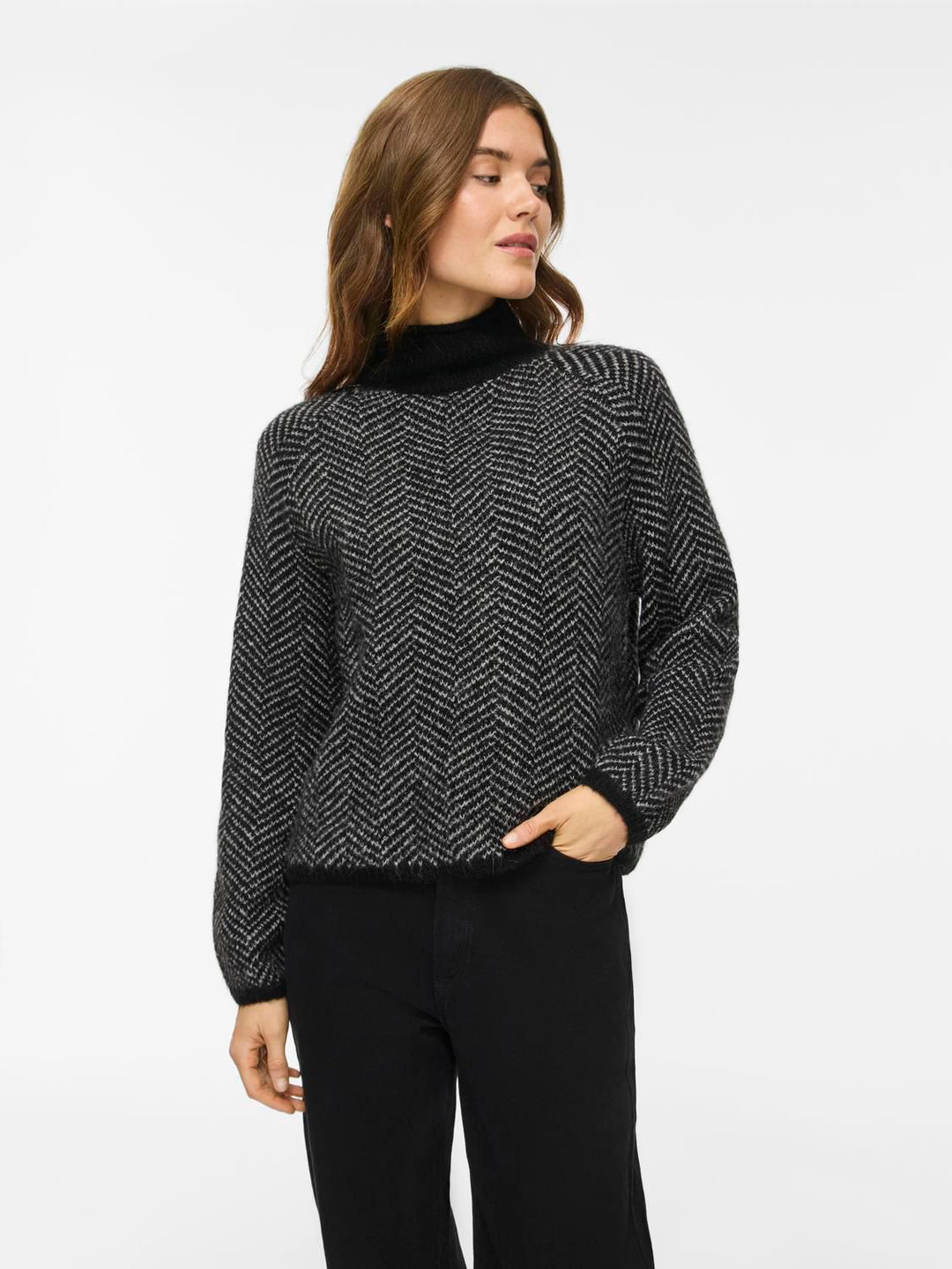Vilory High Neck L/s Knit