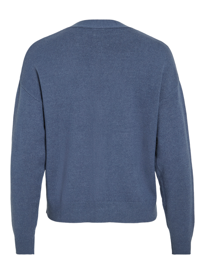 Viril V-Neck Knit Cardigan - Noos