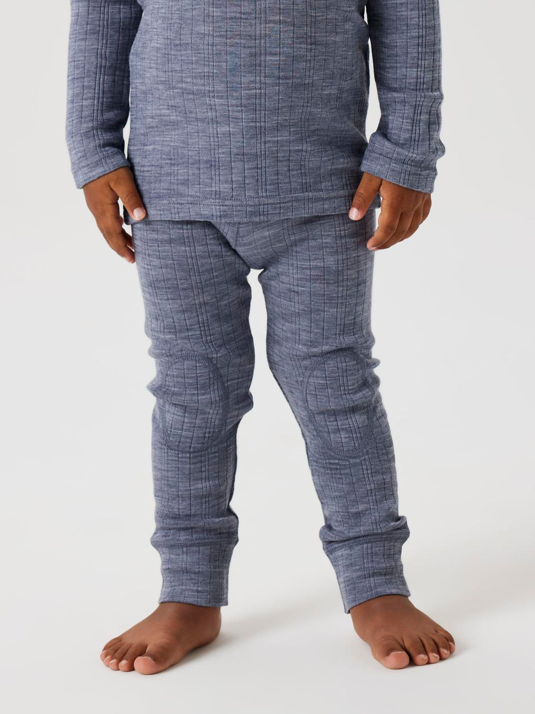 NMMWANG WOOL NEEDLE LONGJOHN SOLID NOOS