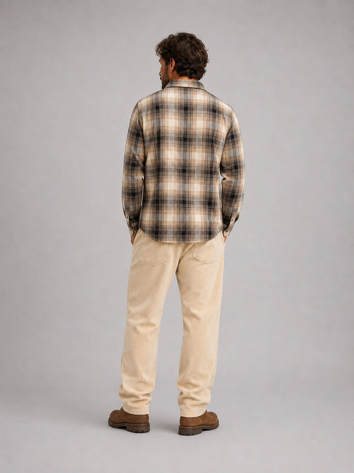 New Adrian Cotton Check Shirt
