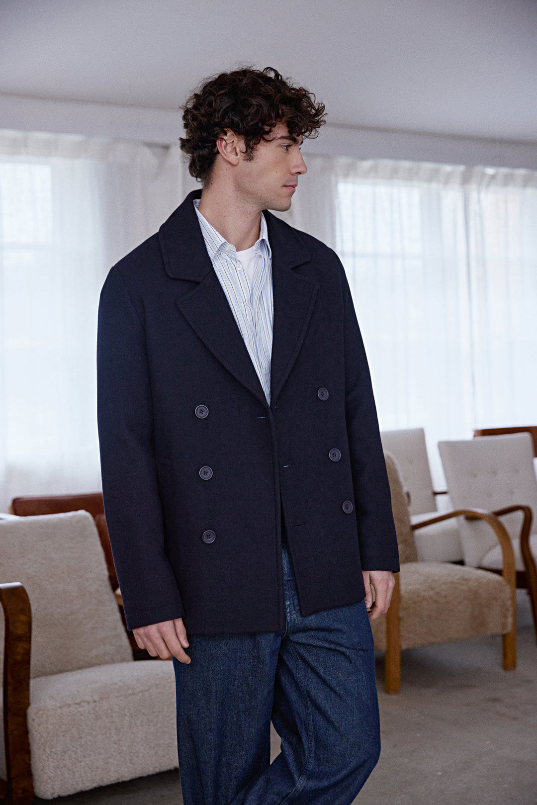 Cfmets Double Breasted Jacket