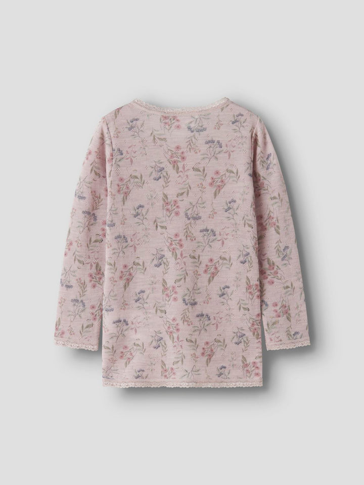 NMFWANG WOOL NEEDLE LS TOP NOOS