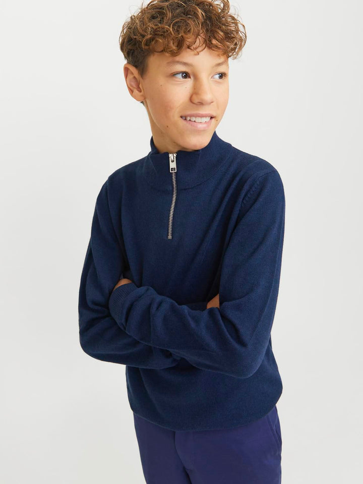 JJEEMIL KNIT HALF ZIP NOOS