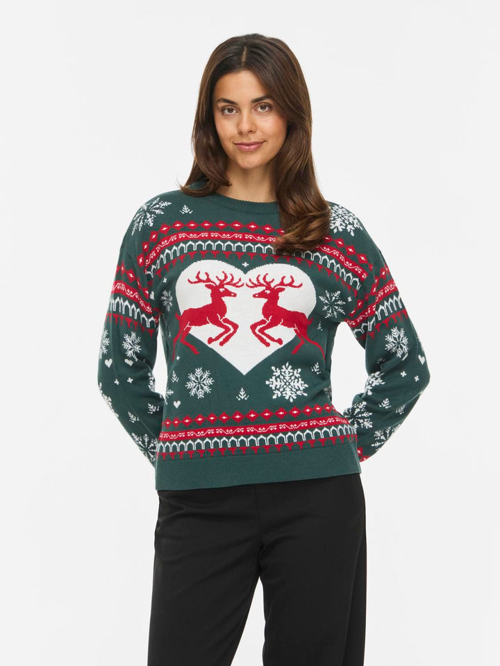 Vimaria Christmas L/s O-Neck Knit/ka