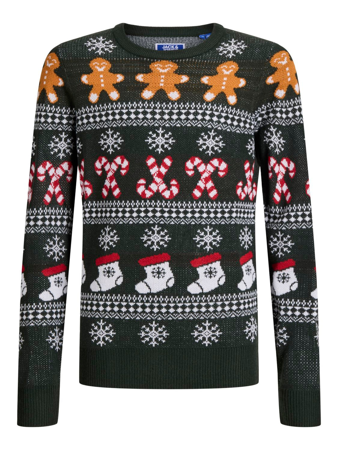JJXMAS SANTA KNIT CREW NECK