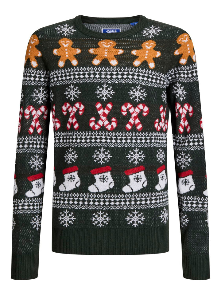 JJXMAS SANTA KNIT CREW NECK