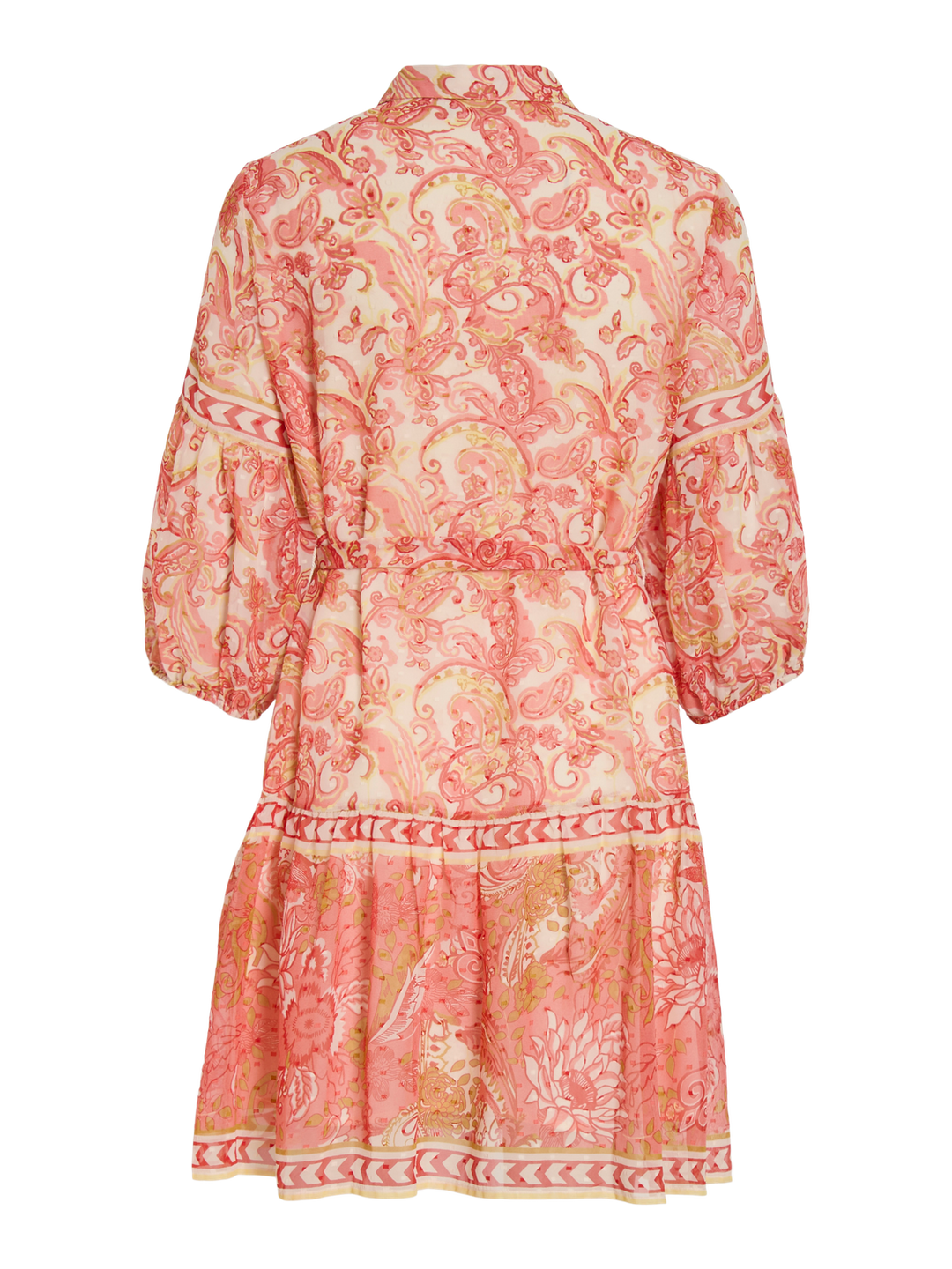 VIPRAYA PRINTED SHORT DRESS/LN/1