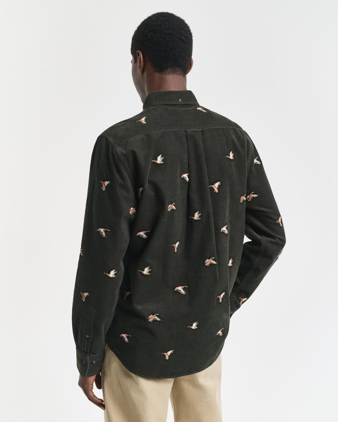 Reg Embroidered Corduroy Shirt